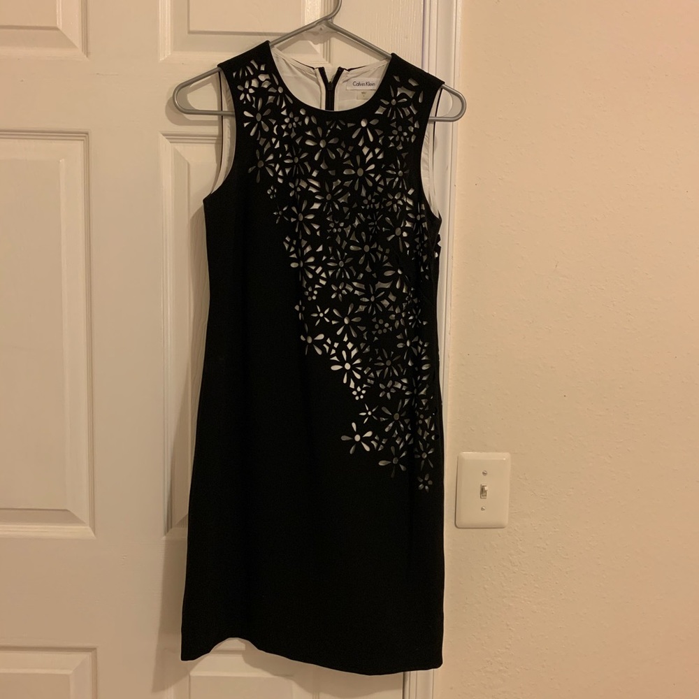Calvin Klein black/white dress size 2